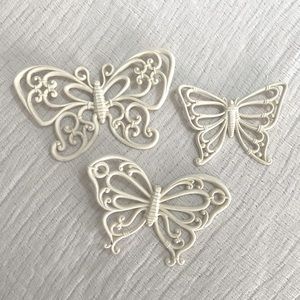 Vintage Homco Butterfly Wall Decor Boho